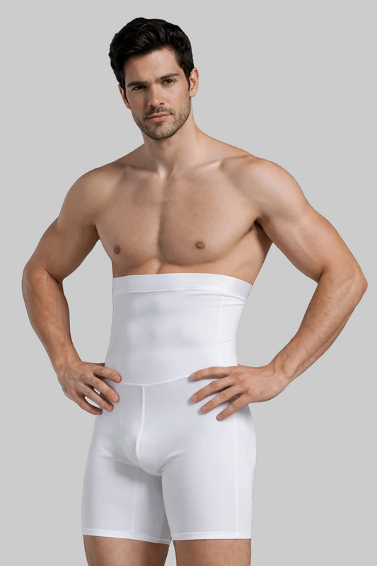 Men's Seamless Tummy Flattening Compression Shorts Slimming Body Shaper