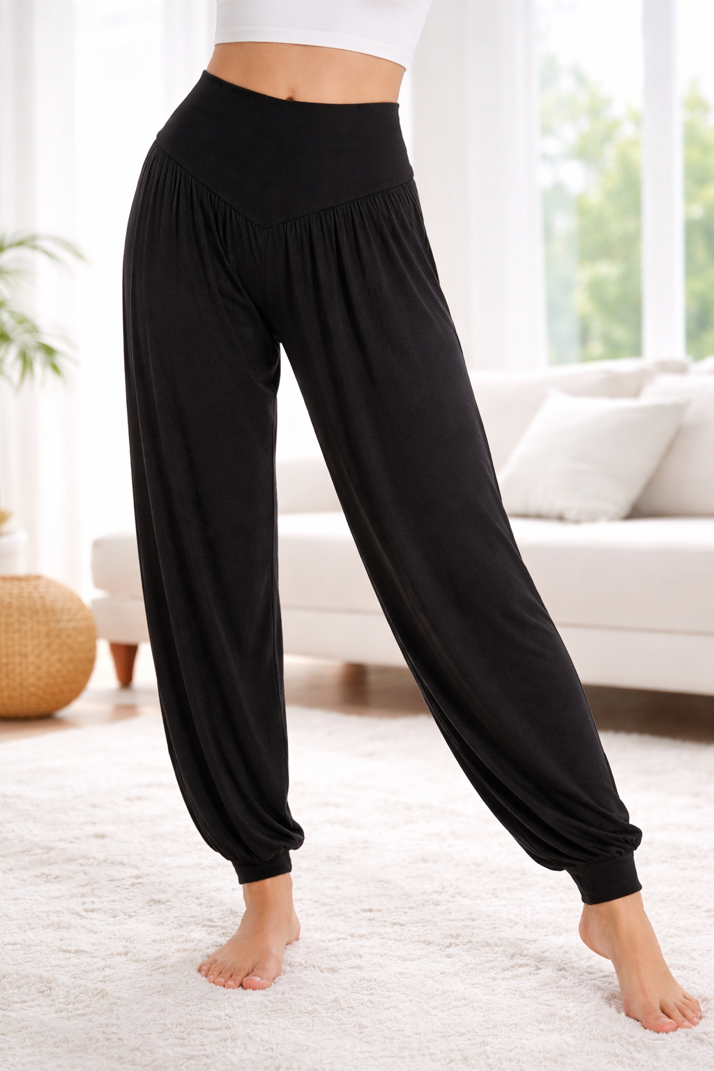 LuxeFlow Modal Yoga Pants Soft Stretch Activewear
