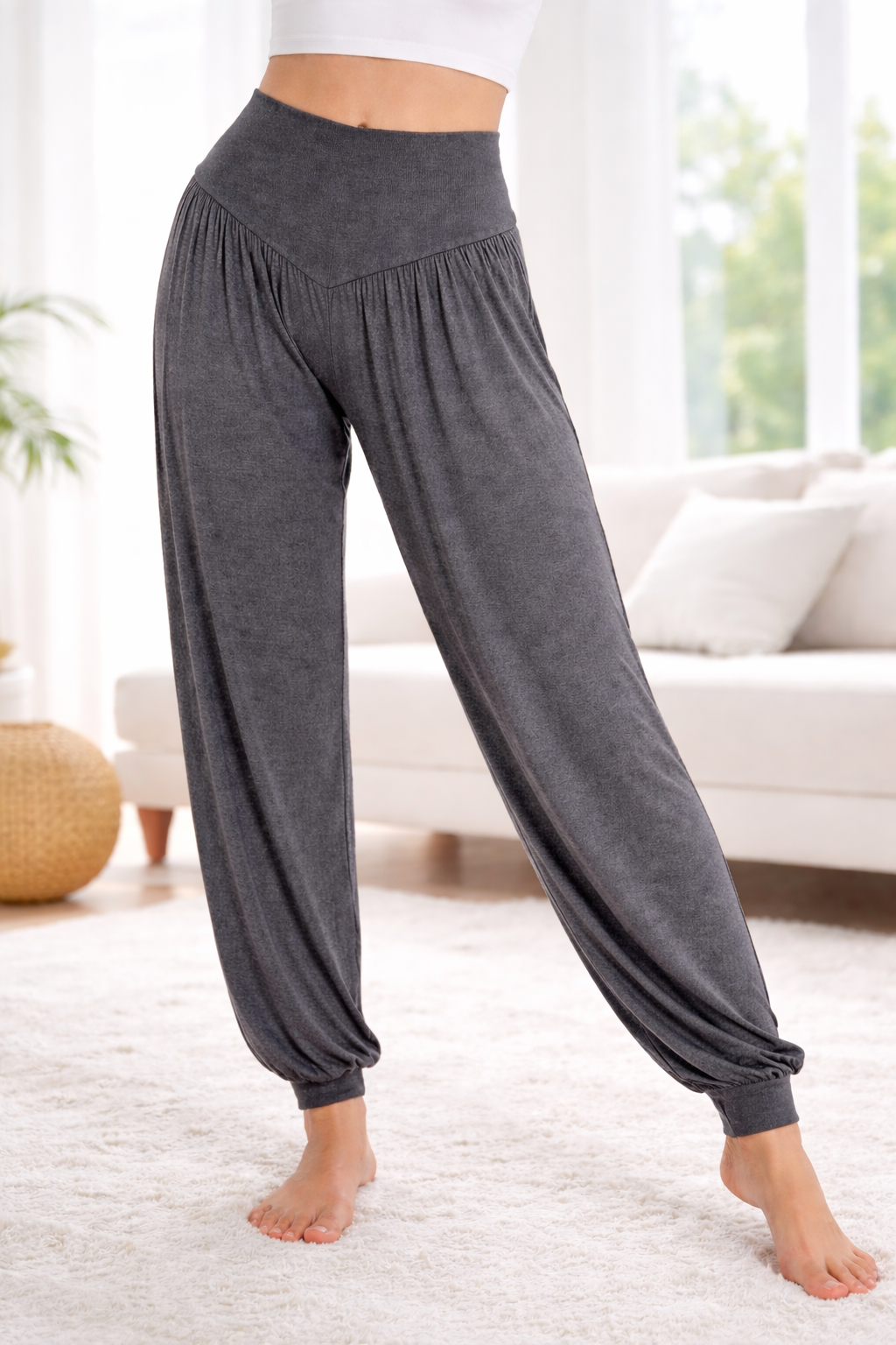 LuxeFlow Modal Yoga Pants Soft Stretch Activewear