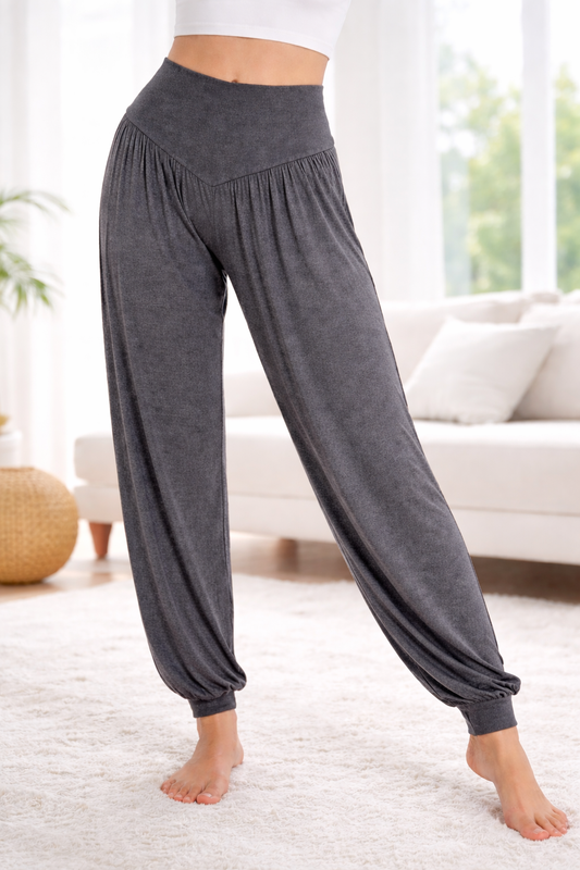 Shapvex LuxeFlow Modal Yoga Pants – Soft Stretch Activewear