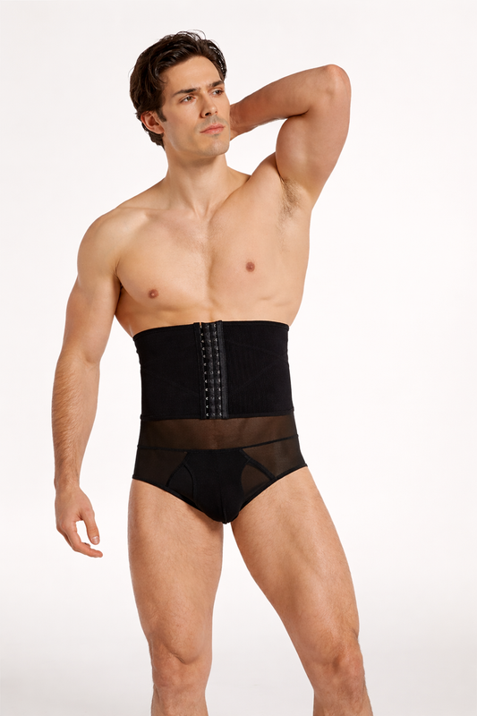 Men's Ultimate Tummy Flattening Underwear High Waist Slimming Compression Briefs