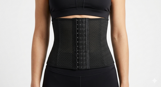 Sports Safe Extra Breathable Waist Trainer Waist Slimmer with Spiral Steel Bones