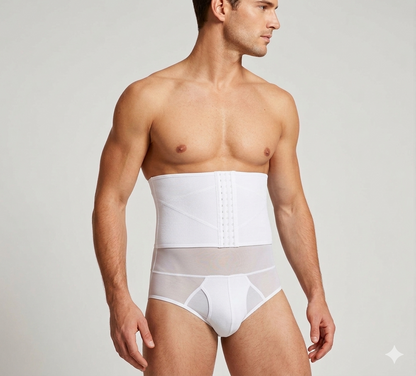 Men's Ultimate Tummy Flattening Underwear High Waist Slimming Compression Briefs