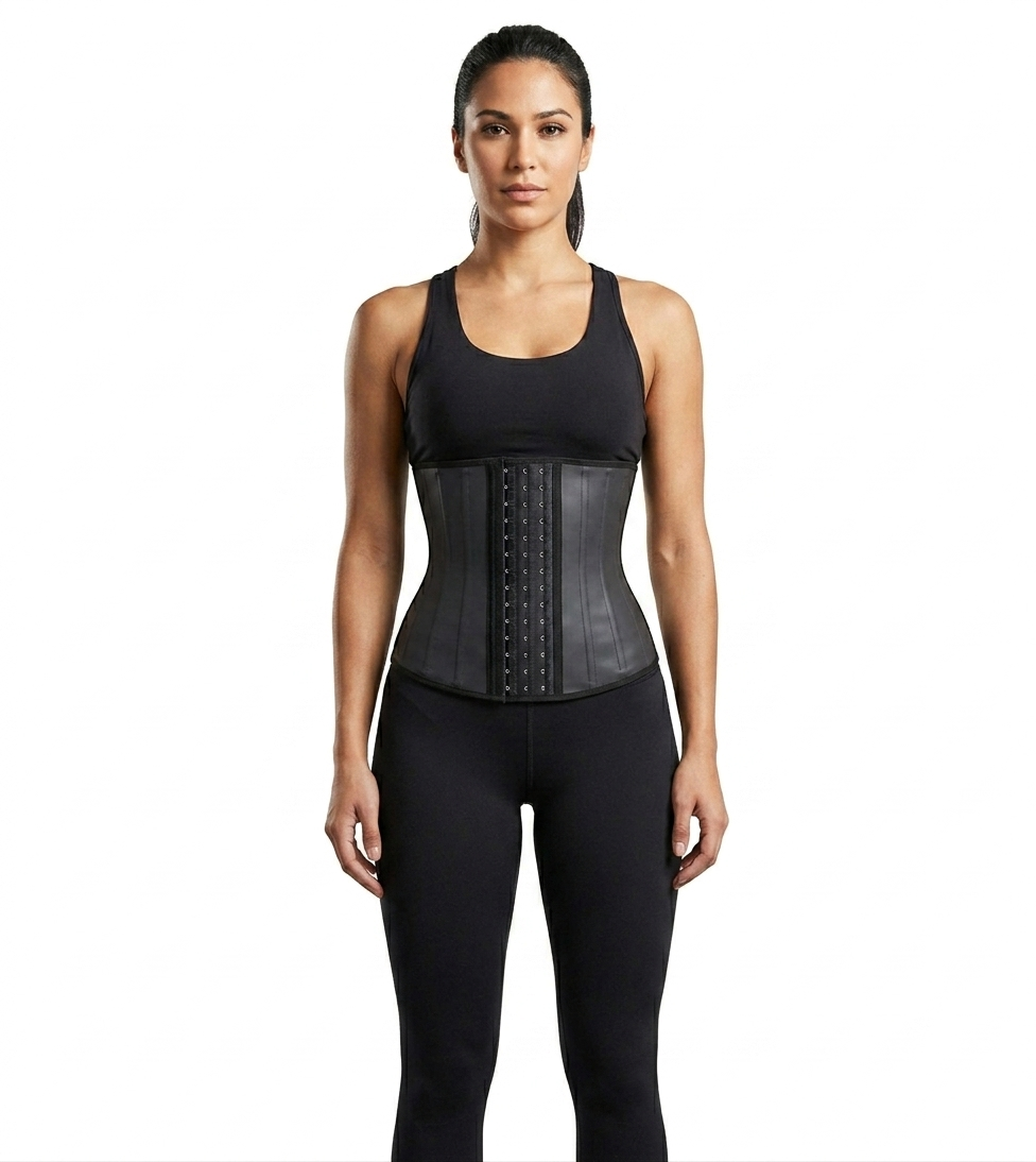 25 Steel Boned Raw Latex Waist Trainer