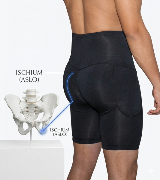Mens Padded Butt Lifter Shorts