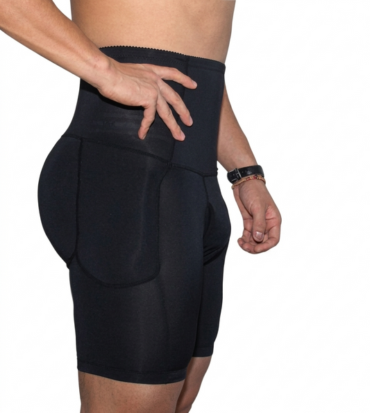 Mens Padded Butt Lifter Shorts